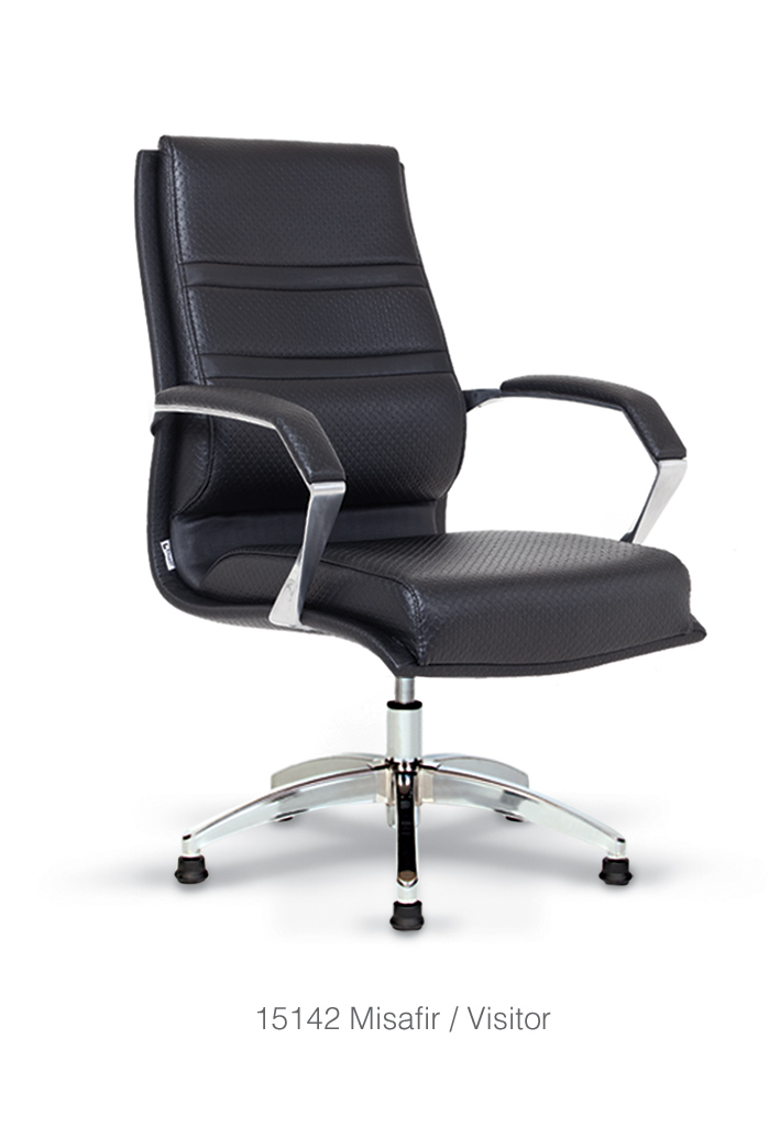Eumelia Krom Misafir Ofis Koltuğu