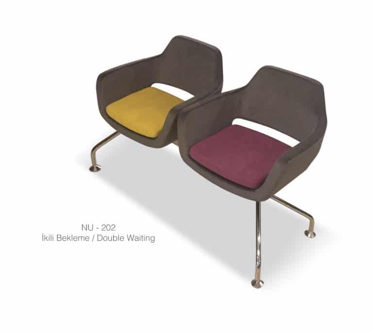 Bagy İkili Bekleme Kotuğu Vizyon Sandalye