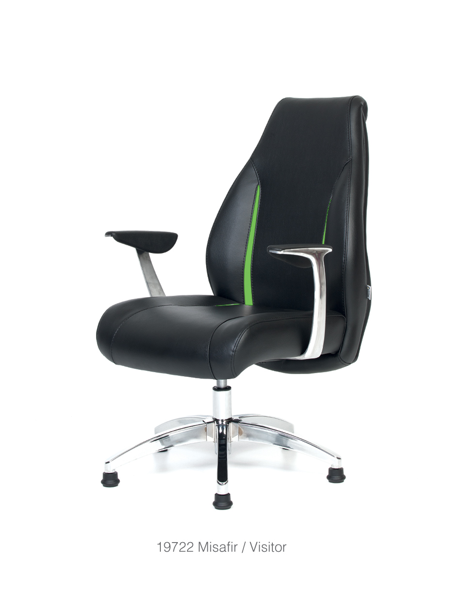 Rhoda Krom Misafir Ofis Koltuğu