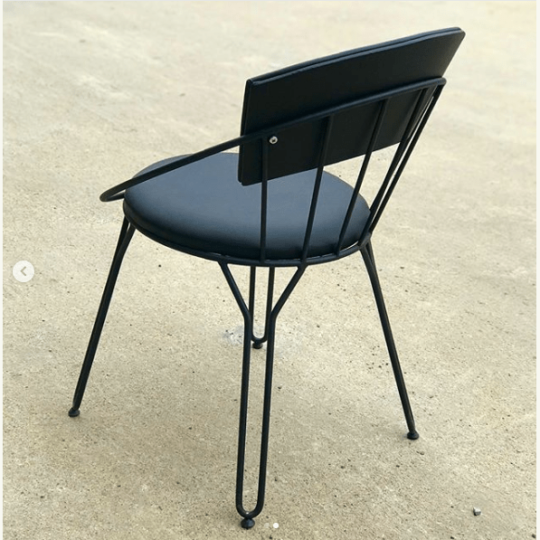 Deri Oval Tel Sandalye Vizyon Sandalye